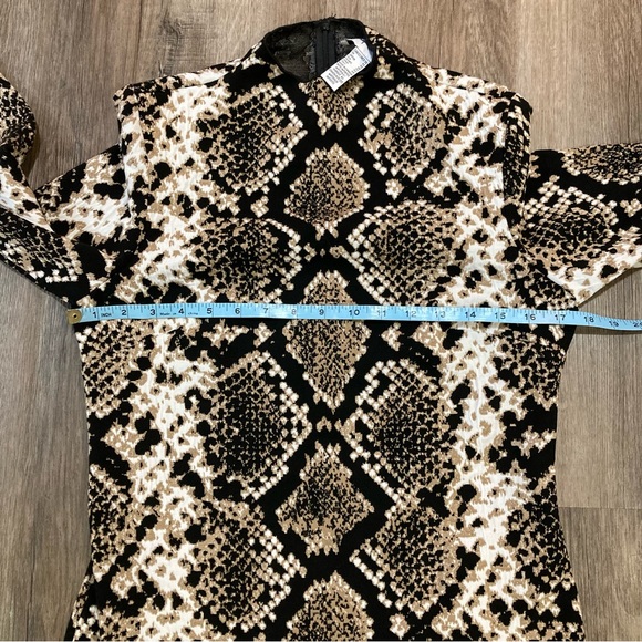 Chic Snake Print Dress - Picture 11 of 14